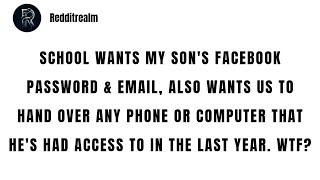 School wants my son