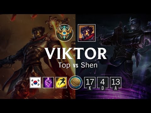 Viktor Top vs Shen - KR Challenger Patch 8.22