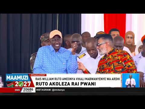 Ruto aonya mabwanyenye wa ardhi Pwani kutowahangaisha wakazi