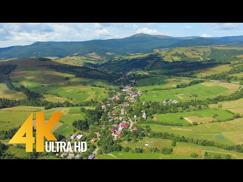 Bird's Eye View of Ukraine - 4K 10 bit Color Aerial Footage - 2 Hour Ambient Drone Film