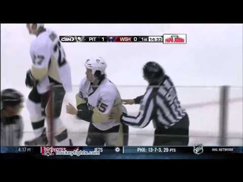 Arron Asham vs John Erskine Dec 1, 2011