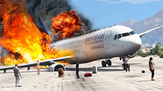 Pilots Could Land Burning А321 in an Emergency Saved Over 200 Passengers | GTA 5