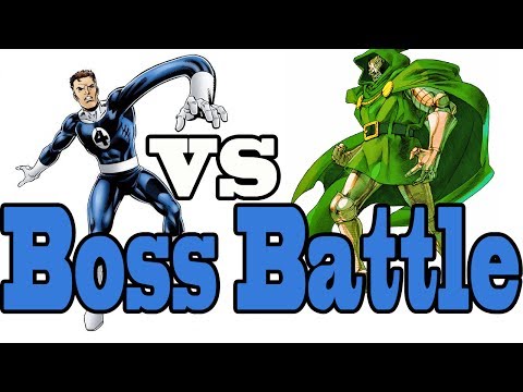 Marvel Super Hero Squad Online Mister Fantastic vs Doctor Doom Boss Battle- HD