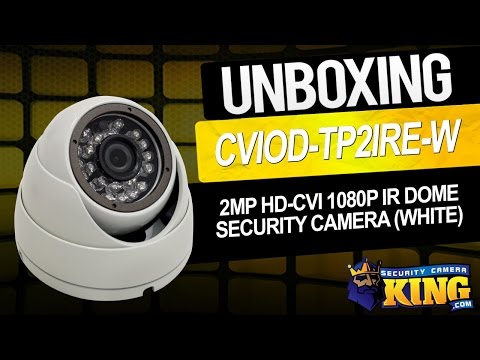 Unboxing - 2MP HD-CVI 1080p IR Dome Security Camera (White) - CVIOD-TP2IRE-W
