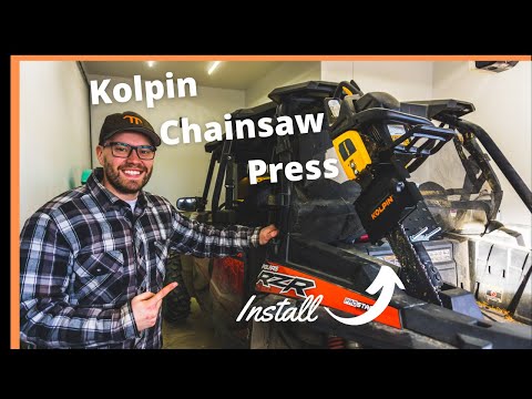 RZR XP 4 1000 Chainsaw Mount- Kolpin Chainsaw Press Install