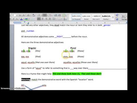 Merchan Spanish 2R Review for 2B Part 2
