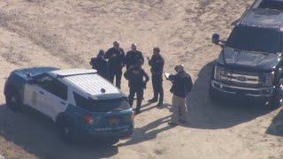 Sky 5: Raleigh officers search for suspect accused of shooting at officer