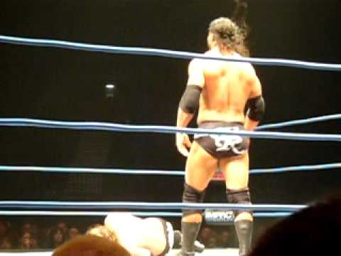 First time TNA in Brussels: Bobby Roode - Kurt Angle - James Storm (1) 24-1-2012