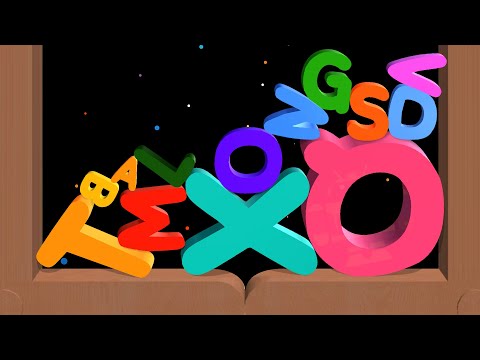 JELLY ALPHABET 2048 - ASMR Gameplay (Merge Word: Letter Puzzle)