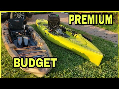 Budget Pedal Kayak vs Premium - Pelican Catch 130 Hydryve Vs Hobie Outback 2019