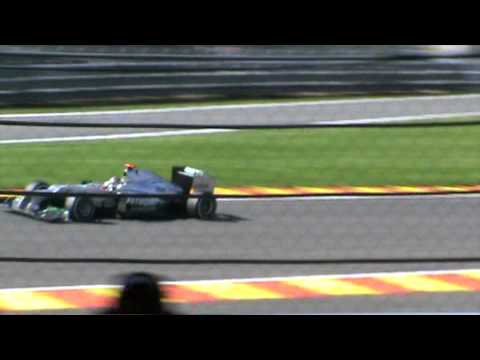 F1 SPA  2012 Gold 3 - Schumacher, Qualifying Eau Rouge