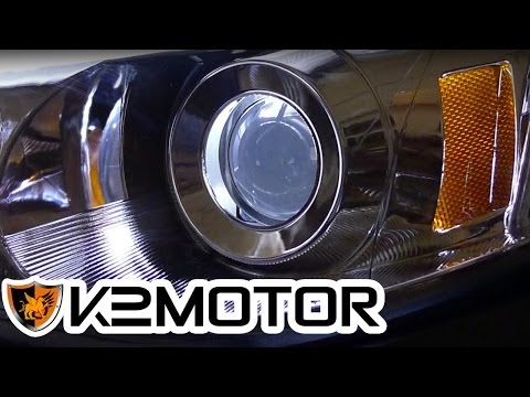 K2 MOTOR INSTALLATION VIDEO: HOW TO REPLACE LIGHT BULBS ON TM PROJECTOR HEAD LIGHTS