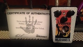 Video thumbnail for MOJO HAND FX Pompeii Fuzz by MarkThomasMusic