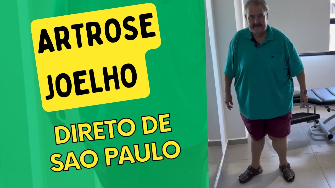 ARTROSE NOS JOELHOS - DIRETO DE SÃO PAULO #artrose #joelho #artrite
