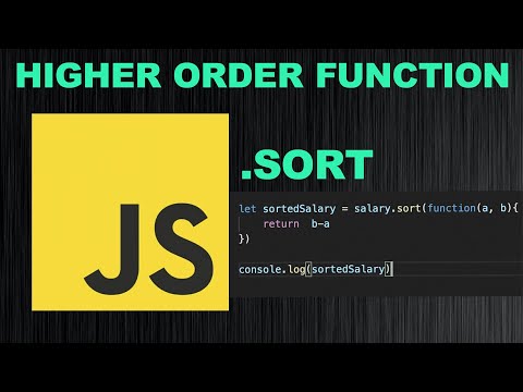 JavaScript higher order functions | .sort() method in JavaScript