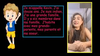 Describe your family in French, Décrivez votre famille en français