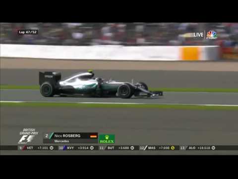F1 2016 British GP Nico Rosberg reports gearbox failure to Mercedes
