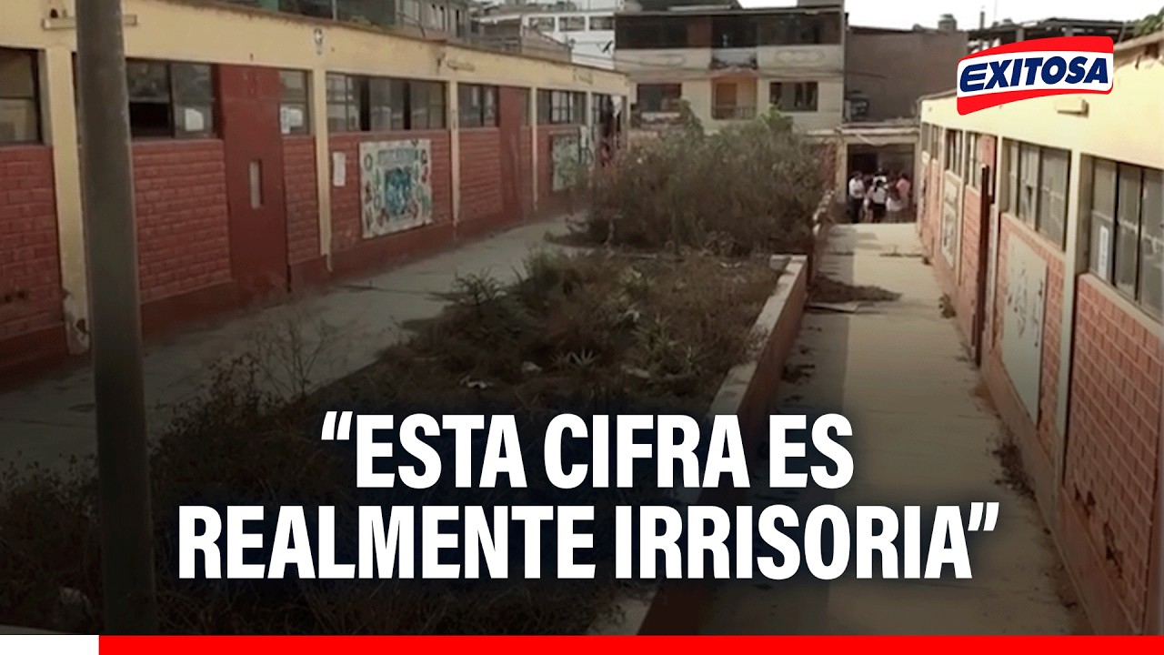 🔴🔵 Colegios recibirán cifra “irrisoria” para mantenimiento, señala exviceministro de Educación