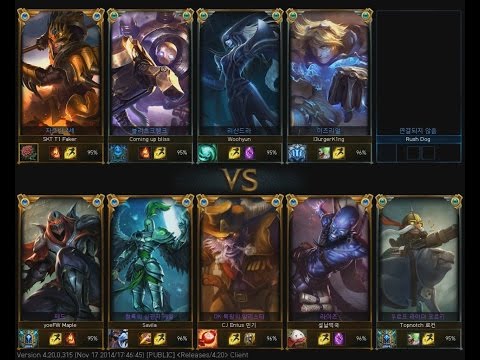 SKT T1 Faker - Jarvan IV (KR Solo Rank 2014.12.07)