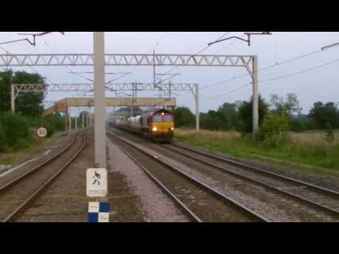 Acton Bridge 22.7.2013 - West Coast Mainline Action in HD