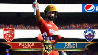 Punjab Kings vs Delhi Capitals - VIVO IPL 14 (2021) - Cricket 19 Hardest Difficulty [4K]