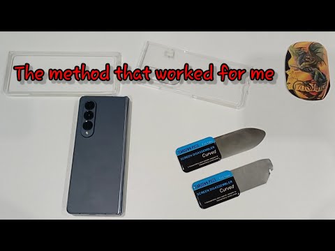 Galaxy Fold4 does not open completely - hinge/brush problem solved (Part 2 - The Process!)