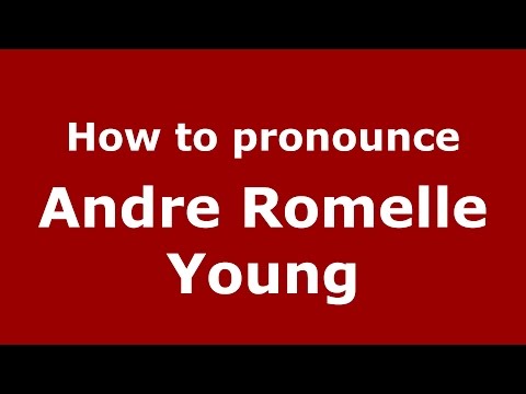 How to pronounce Andre Romelle Young (American English/US)  - PronounceNames.com