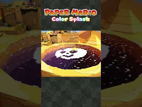 Painting the Big Hole in Paper Mario: Color Splash