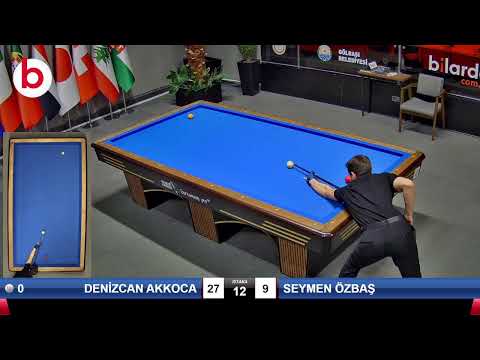 DENİZCAN AKKOCA & SEYMEN ÖZBAŞ  Bilardo Maçı - 2023 U25 FİNAL ETABI-2.TUR