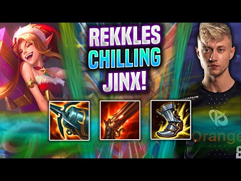 REKKLES CHILLING WITH JINX! - KC Rekkles Plays Jinx ADC vs Ziggs! | Season 2022
