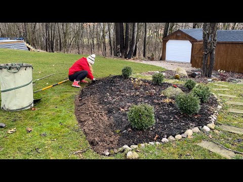 Early Spring Garden Cleanup, Edging, and Cleaning Out Brush to Extend my Garden