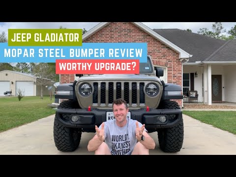 Jeep Gladiator: MOPAR Winch-Capable Steel Front Bumper Review