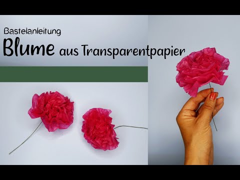 How to: Paper flower craft | Folding tissue paper flowers | Crafting with kids | DIY inspiration