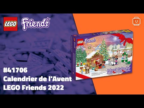 Vidéo LEGO Friends 41706 : Calendrier de l'Avent LEGO Friends 2022