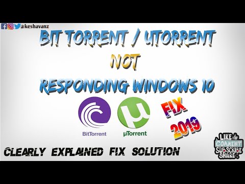 It seems like utorrent is already running but not responding