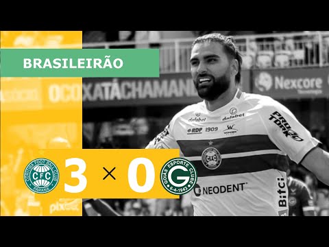 Coritiba 3 x 0 Goiás -  Gols - 10/04 - Campeonato Brasileiro 2022