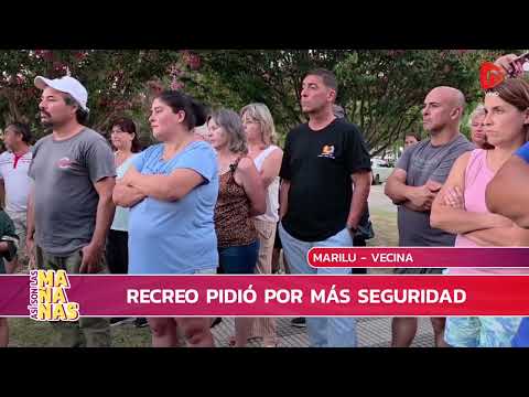 Fuerte protesta por la inseguridad en Recreo