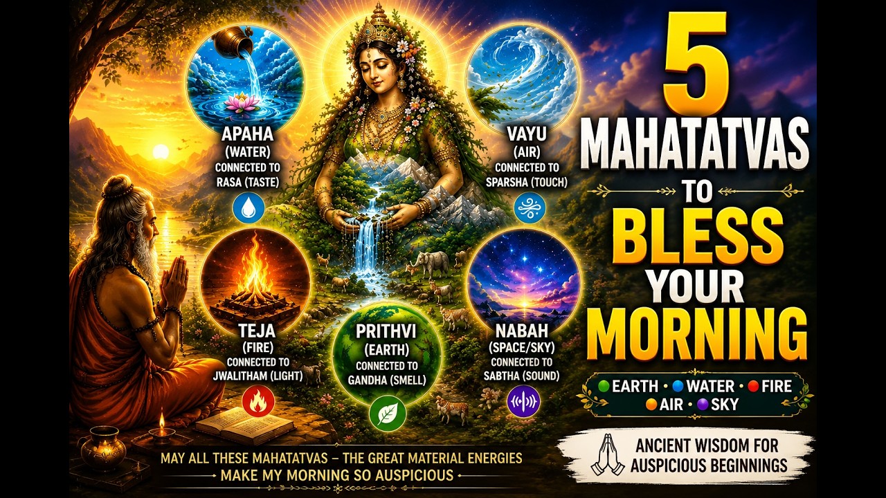 5 Mahatatvas Bless your Morning | Saapthahika Subashitham | 11th Week