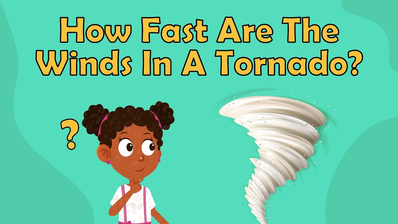 How Fast Are The Winds In A Tornado? | Natural Disasters for Kids | Tornado Facts for Kids