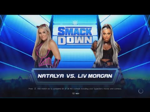 WWE 2K22 Natalya vs Liv Morgan
