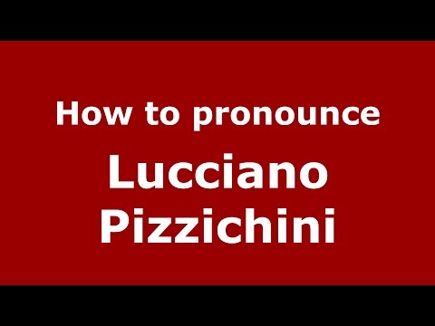 How to pronounce Lucciano Pizzichini (Spanish/Argentina) - PronounceNames.com
