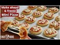PIZZA BITES! Make Ahead & Freeze PIZZA recipe! Mini Pizzas / Snack Pizzas