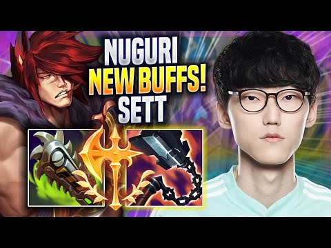 NUGURI TRIES SETT WITH NEW BUFFS! - DK Nuguri Plays Sett TOP vs Renekton! | Season 2022