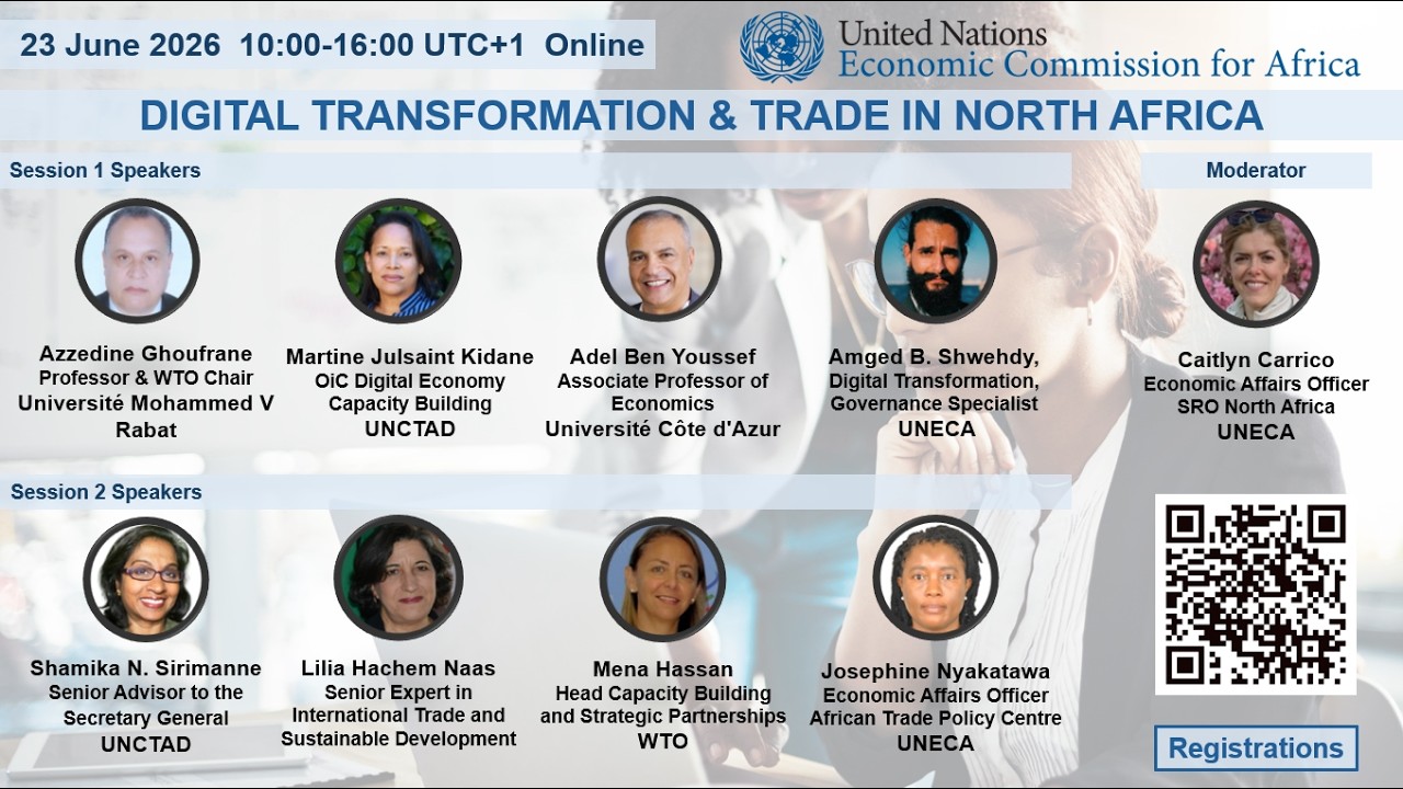 Webinar Series on Digital Transformation and Trade in North Africa