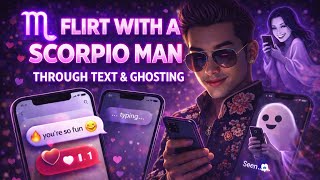 How To Flirt With That Scorpio Man Through Texting & Ghosting (Scorpio SPeak101)