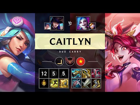 Caitlyn ADC vs Jinx - VN Grandmaster Patch 25.05