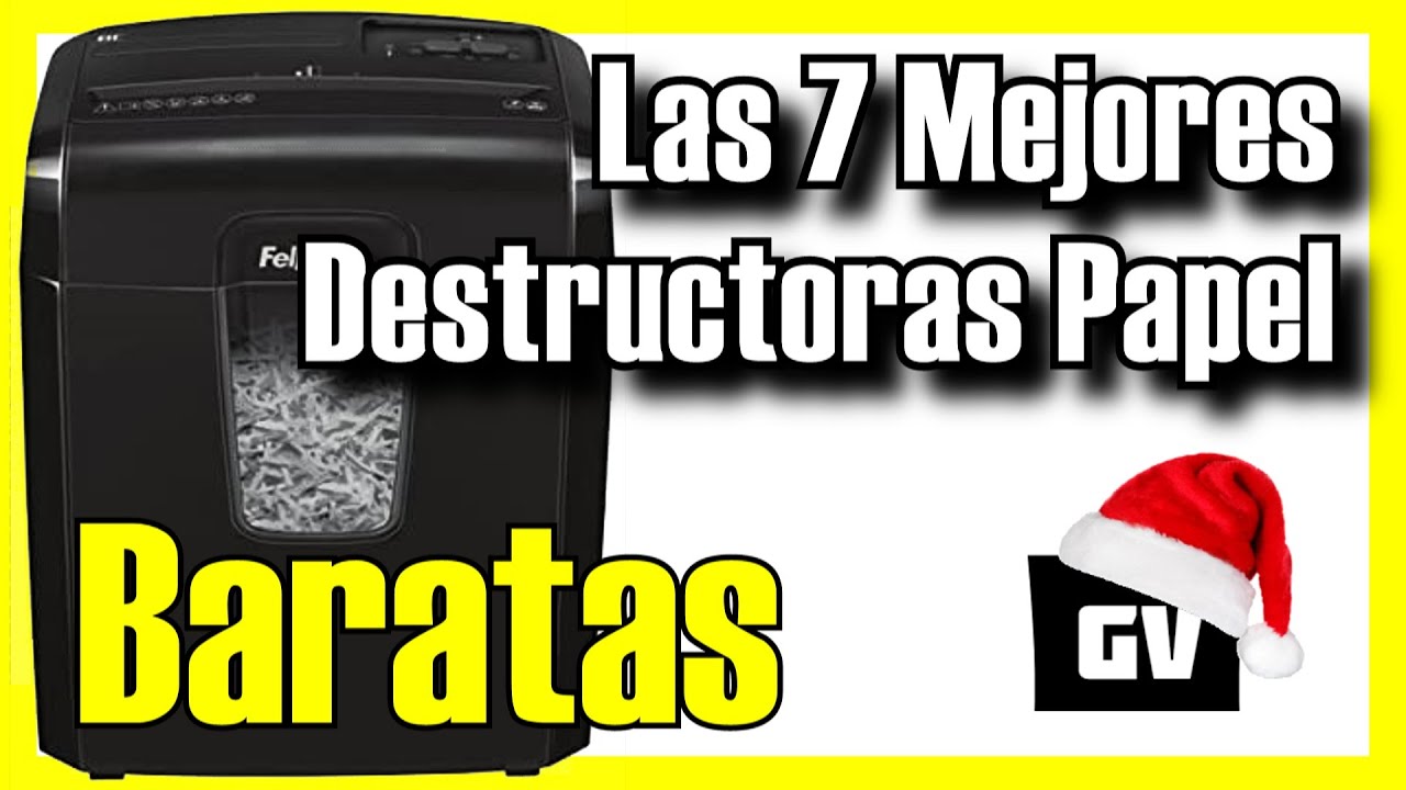📋 7 MEJORES Destructoras de Papel BARATAS de Amazon [2023]✅[Calidad/Precio] Trituradoras Documentos