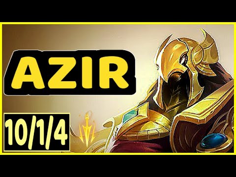 XICO (AZIR) vs ZOE - 10/1/4 KDA MID CHALLENGER GAMEPLAY - EUW