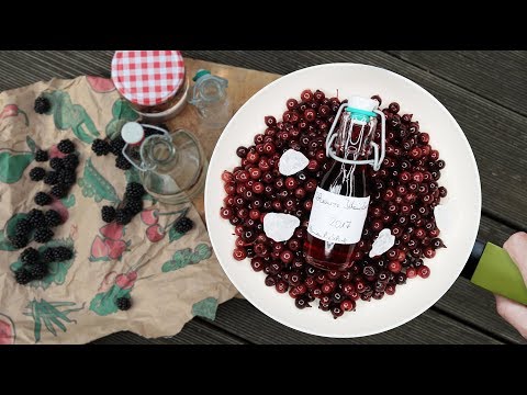 Aufgesetzter Johannisbeerlikör  selber machen
