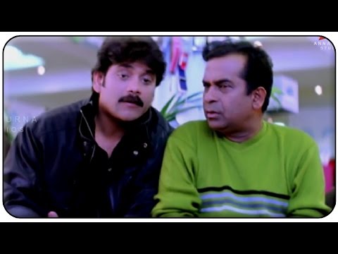 Brahmanandam & Nagarjuna Shopping Comedy Scene || Manmadhudu Movie